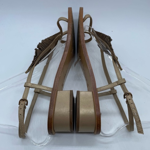 Lola Cruz Rhinestone Feather Sandal - Picture 6 of 10